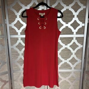 Michael Kors Red Sheath Mini Dress